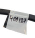 Black cable with a white label displaying '400127' on a white background